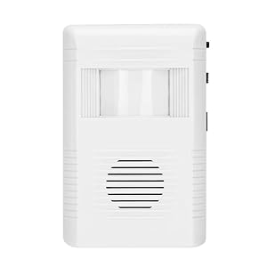 Joyzan Alarma del Sensor de Movimiento Timbre, Inalámbrico Alerta Entrada Sensor Puerta Bienvenida Avisador Tienda Detector Paso Presencia Negociosde Sonido Casa Oficina Seguro Confiable Antirrobo