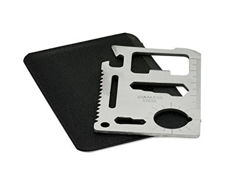 Kreditkarten-messer von SurvivalJax Sei immer vorbereitet mit dem Multi-Tool mit 11 Funktionen