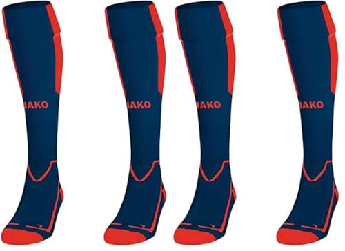 JAKO Unisex Stutzenstrumpf Lazio Navy/Flame 35-38