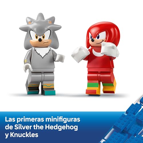 Regalo Gamer para Niños de 8 Años LEGO Sonic Coche de Silver y Knuckles 5