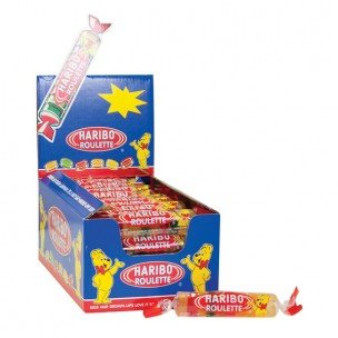 Miniatura 1 de HARIBO ROULETTE GUMMI ROLL .875 OUNCES 36 COUNT