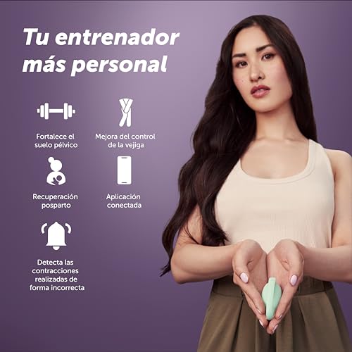 Ejercitador Suelo Pélvico Mujer - Elvie Trainer - Kegel, Fortalece y Tonifica tu Suelo Pélvico, Mejora Control de la Vejiga, Recuperación Posparto - Tecnología Revolucionaria control via App