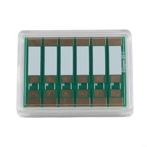Four-Terminal Standard Resistor Calibration Board for Precision Multimeter Testing, 6 Values 0.5-1000mΩ, ABS Case for Ohmmeter Internal Resistance Calibration(not calibrated)