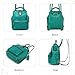 OLD TREND Genuine Leather Backpack Purse for Women Casual Daypack Small Business Casual Fashion Backpack for Women (Aqua)