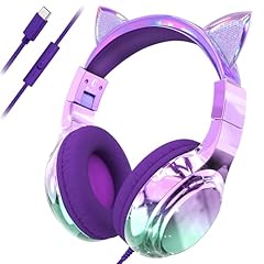 Purple cat ears