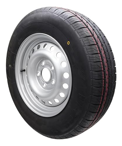 p4U - Rueda completa para remolque, 195/70R14, 112 x 5, 710 kg, rueda de 14 pulgadas, 96 N, remolque para caravana