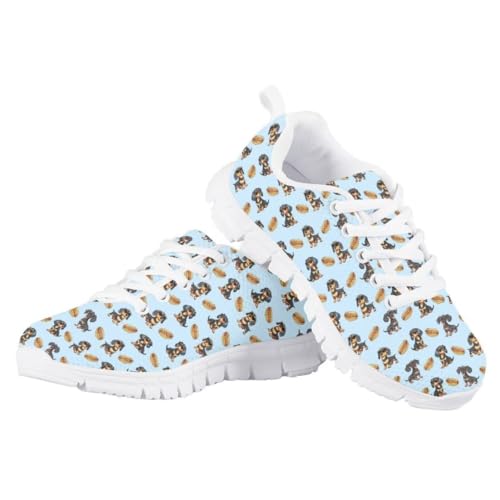 Pinupub Kids Lace-Up Sneakers for Boys Girls Cute Graphic Print Running Sports Tennis Shoes4