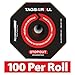 AccuformNMC 100 Lockout Tags by-The-Roll, Danger Do Not Operate, US Made OSHA Compliant Tags, Waterproof PF-Cardstock, Resists Tears, 6.25