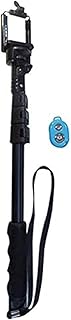 one year warranty_Selfie Monopod YT-188 with Blue Remote for Mobile Phones - Black