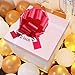 2 Pcs Giant Gift Bow,12inch Large Gift Bow Big Bow for Bike Bow for Present Bow for Large appliances,Bikes,Table Decorations and Party Events Decoration (Matte-Red, 12 inches)