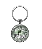 Absinthe Label Keychain