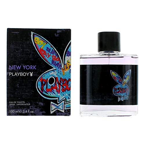 PLAYBOY New York Men Eau De Toilette Spray, 3.4 Ounce Playboy