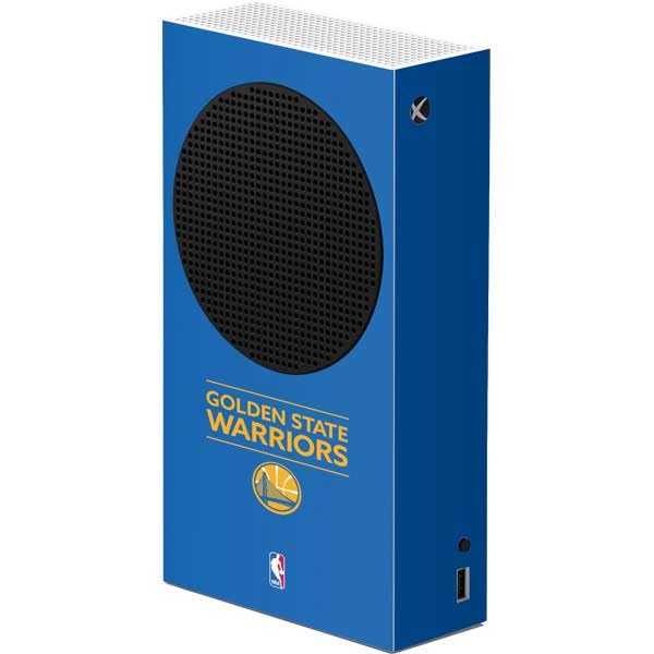 Skinit Decal Gaming Skin Compatible with Xbox Series S Console - Officially Licensed NBA Golden State Warriors Standard - Blue Design