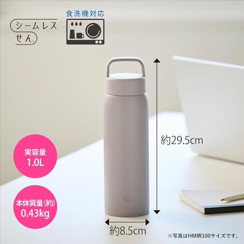 Image of Zojirushi SU-DA Stainless Vacuum Mug 34 oz (1 Liter) Frost Blue, BPA-free