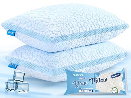 QUTOOL Double Sided Cooling Pillow Set of 2