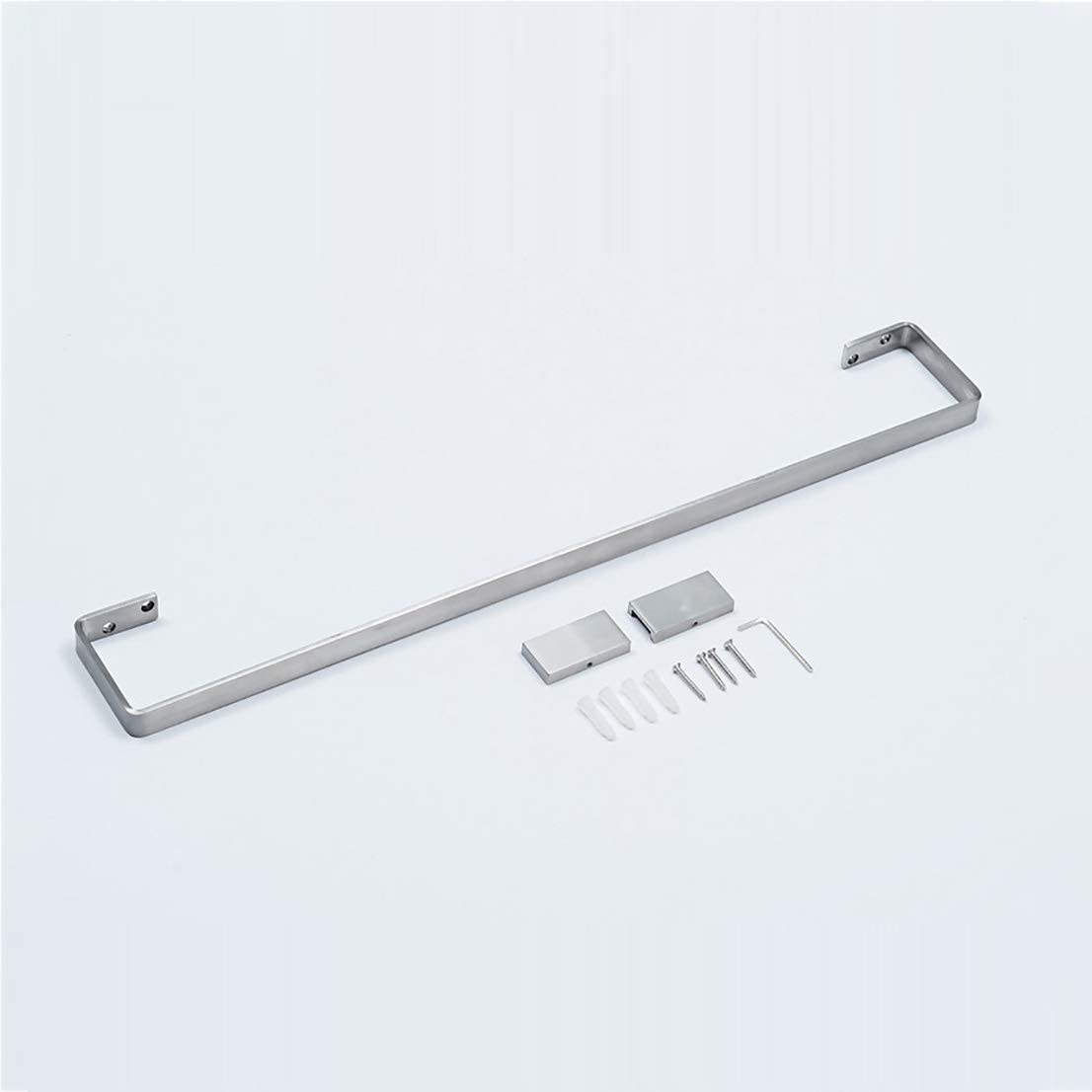 ISCBAFYX Toalleros de un Solo Tiro de Fondo Grueso, Soporte para Toallas de baño, Colgador de paños para Platos de Cocina, Montaje en Pared múltiple/50Cm