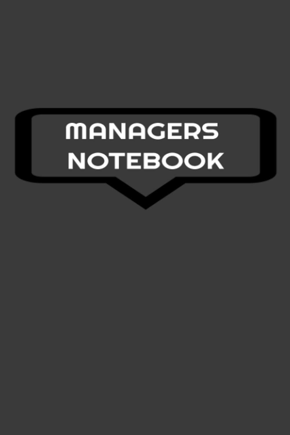 Managers Notebook: Lined book for managers and supervisor notes. Aids communication and work effectiveness: Simple College lined notebook to assist ... communication and information gathering.