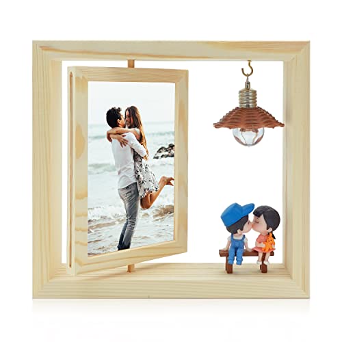 Rahmenloser Klarer Bilderrahmen - Transparenter Foto Ständer Für Wand & Schreibtisch