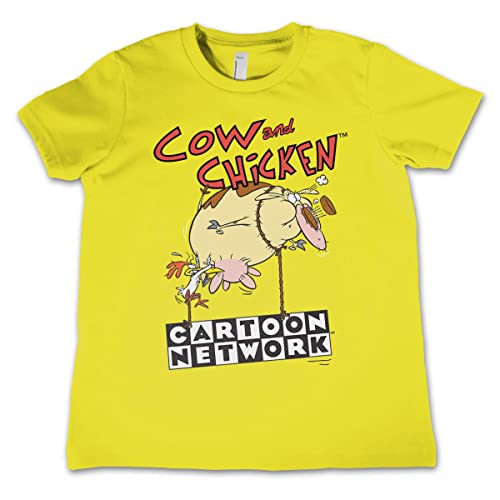 T-shirt Cow and Chicken enfant vêtement coton souple anti-irritation