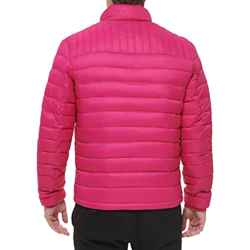 Image of Tommy Hilfiger Mens Embroidered Logo Puffer Jacket