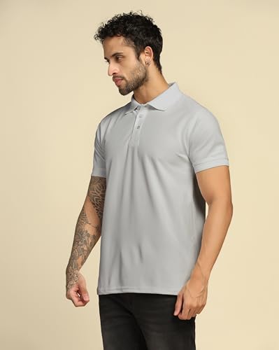 Image of VastraVibes Men's Polo Regular Fit T-Shirt