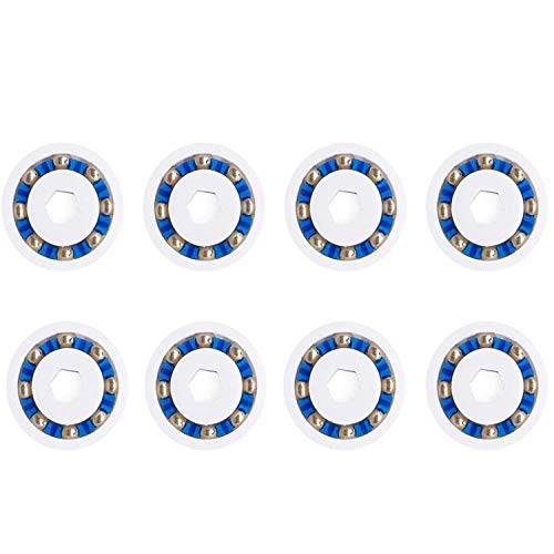 AMI PARTS rodamientos de Bolas de Rueda 9-100-1108 Pieza de Repuesto Compatible con limpiadores de alberca a presión Polaris 360 380 y 3900 Sport (8 Unidades) Cover