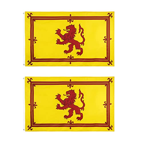 Banderas de león plegables de poliéster para festivales y escuelas, 2 unidades Cover