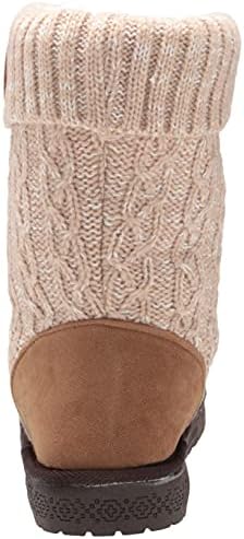 MUK LUKS Women's Janet Fashion Boots, Sand, 11 | Image 2