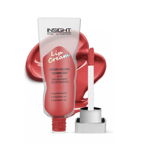 INSIGHT Lip Cream – Brigid| Long Lasting | Easy to Wear | Non-Sticky & Transferproof | Liquid Matte Formula | 16 Hr Wear | Infused with Avocado, Coconut Oil & Niacinamide – 5g