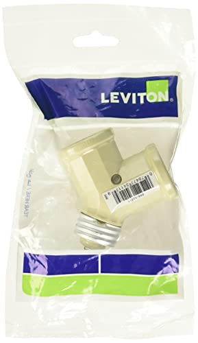 Leviton 128-I 15-Amp 660-Watt Twin Light-Socket Adapter cover