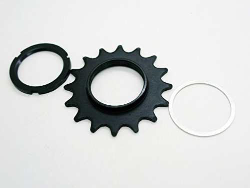 Piñon FIJO Z18 Bicicleta FIXIE 16 dientes + Contratuerca Lockring Apriete 3849