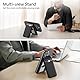 LULULOOK Magnetische Wallet für MagSafe, Full Grain US Leder Card Holder für iPhone Wallet mit Ständer, Handy Kartenhalter für iPhone 16 Pro Max/16 Pro/16 Plus/15 Serie, 3 Kartenhalter (Schwarz)