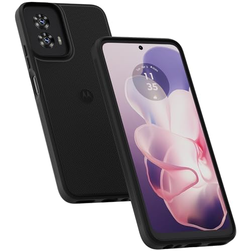 Image of Motorola Moto G Power 5G (2024) Textured Protective Case- Black | Precision fit Shock Absorbing Cover for Enhanced Phone Grip, Style, & Drop Protection- NOT FOR 2023 5G Version