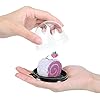 Patelai 150 Pcs Clear Plastic Mini Cupcake Container, Mini Cupcake Box Muffin Dome Muffin Single Container Box for Wedding Birthday Cheese Pastry Dessert Cake (Black)