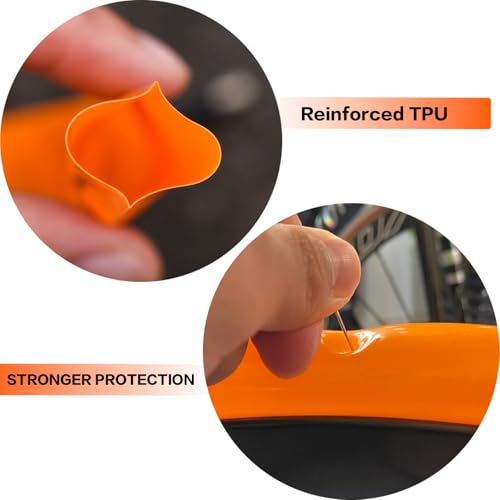 JFOYH TPU Road Bike Inner Tube 700C x 18–32, 2-Pack Ultralight Bicycle Tube with 45mm / 65mm / 85mm Presta Valve, Compatible with Road & Gravel Bikes - Thumbnail 3