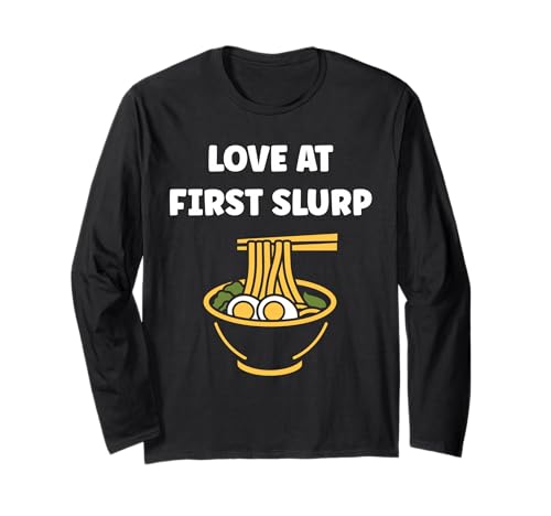 Japanese Food funny Ramen quote love at first slurp ����T�V���c