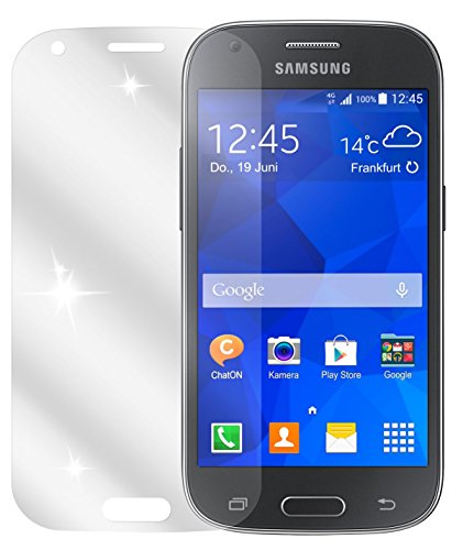 dipos I 2X Schutzfolie klar kompatibel mit Samsung Galaxy Ace 4 Folie Bildschirmschutzfolie