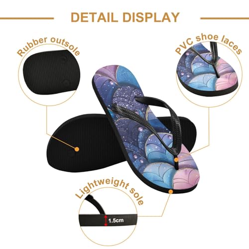 Womens Flip Flops Non-Slip Casual Beach Slippers Rubber Sandals214B29862