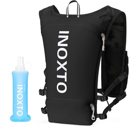 Gilet d'hydratation de course à pied léger INOXTO avec flasque souple 250ml