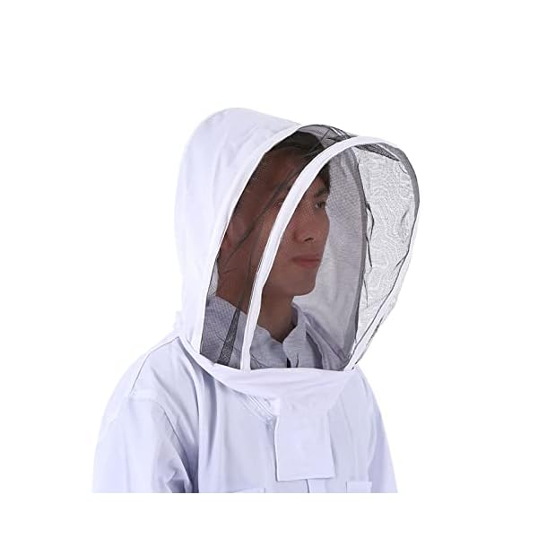 NUB Imkeranzug Einteiliger Bienenschutzanzug Bienenanzug Mit Rundem Bezug Dicke Baumwolle Ohne Stichschutz Imkeranzug… – Bild 3