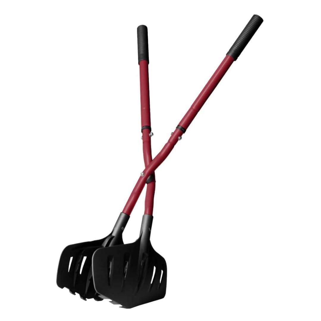 VENTEO - Pince Multifonctions Ramasse Feuilles XXL Rootslayer | Manche Télescopique Anti-Corrosion et Mâchoires en Poly-Fibre | Pince de Ramassage Feuilles, Fruits et Déchets | Outils Jardinage