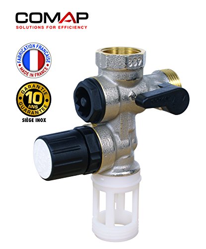 COMAP 889 safety group straight stainless steel seat for water heater cumulus - 20x27 or 3/4" - R110007001 - Image 2