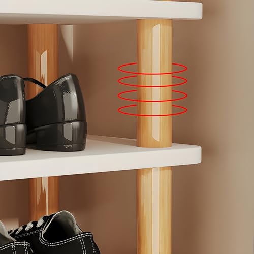 Étagère à chaussures verticale 12 niveaux : la solution empilable pour petits espaces