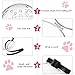 Cat Muzzle for Grooming Kitty Adjustable Hood with Paw Covers Nail Clipper Trimmer Brush Tick Remover Tool Kitten Breathable Anti Bite Muzzles Silicone Anti Scratch Boots for Cats Bathing Shaving