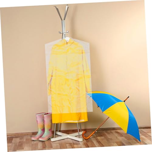 60pcs Clothing Storage Bags Dry Cleaning Shop Tool Overcoat Cover Home Garment Covers4