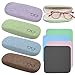 SHSHbuy Brillenetui,4 Stücke Hardcase Brillenetui,Hartschalen Brillenetui Brillenbox mit 4 Stücke Mikrofasertuch für Die Meisten Brillen und Sonnenbrillen Damen und Herre 16 x 6 cm MI 4 günstig Kaufen-SHSHbuy Brillenetui,4 Stücke Hardcase Brillenetui,Hartschalen Brillenetui Brillenbox mit 4 Stücke Mikrofasertuch für Die Meisten Brillen und Sonnenbrillen Damen und Herre 16 x 6 cm