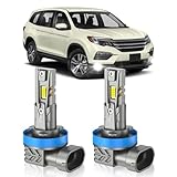 TLEVELCL Fit for 2006-2018 Honda Pilot Fog Light Bulbs, 6000K Cool White 700% Brightness, 14000LM Ultra Bright, 1:1 OEM Design Plug and Play, Super Penetration in Fog/Rain, Pack of 2