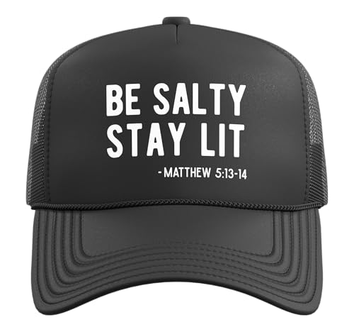 Gorra Trucker Cristiana Be Salty Stay Lit Talla Única miniatura 2