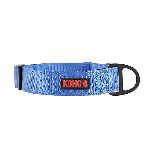 KONG Max HD Ultra Durable Neoprene Padded Dog Collar (Large Blue)