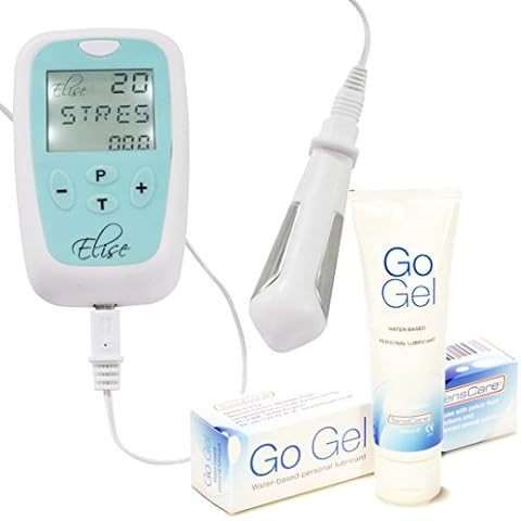 TensCare - Elise, Pelvic Floor Exerciser with rechargeable Li-ion battery & Go Gel water based lubricant 100ml Cover